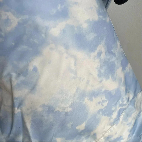 Children’s Place Girls snow pants overall white blue clouds size 14 - Picture 6 of 6